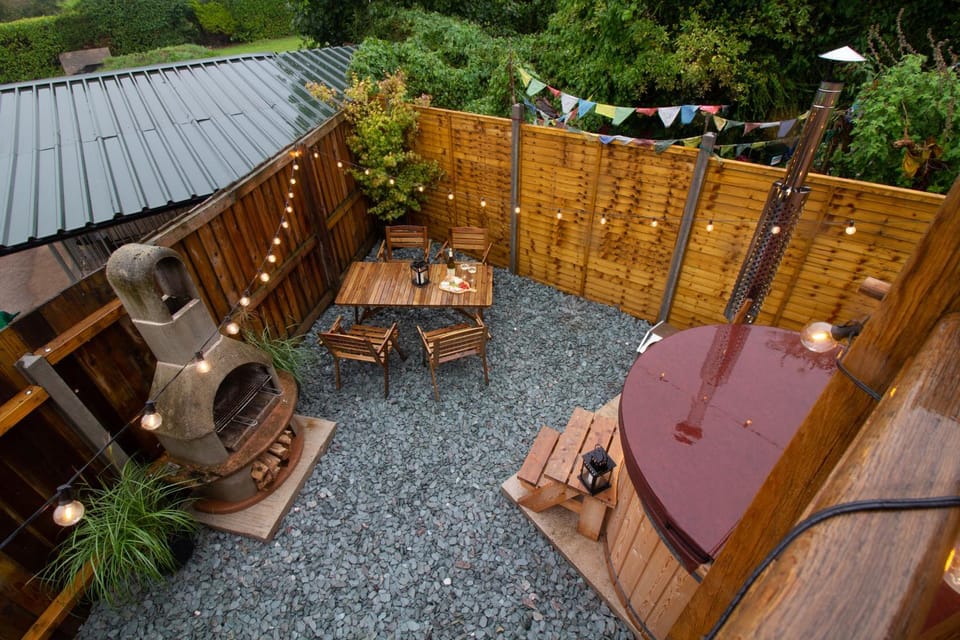 Patio, BBQ facilities, Hot Tub