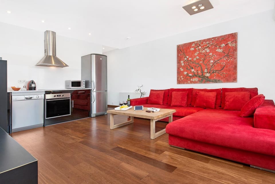 Kitchen or kitchenette, Living room