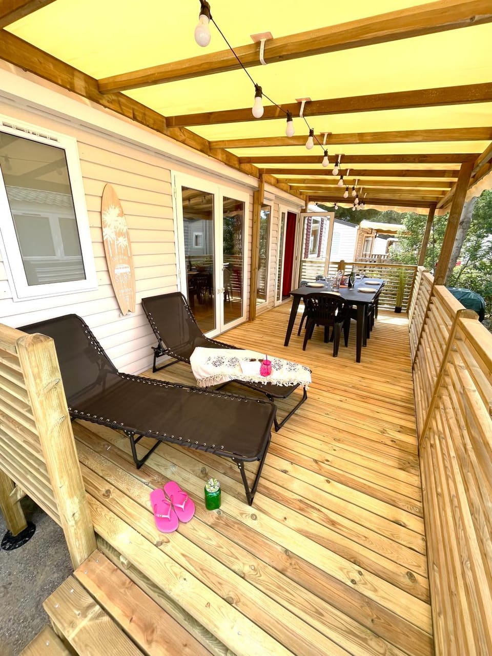 Mobil-home tout beau tout neuf, camping 4*, plage à pied ! House in Canet-en-Roussillon