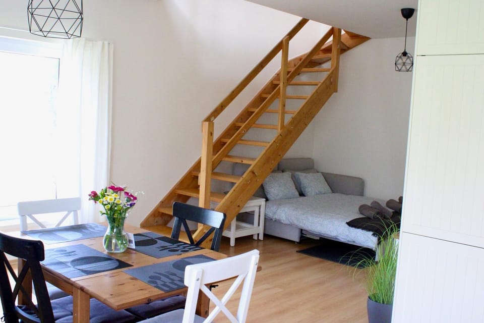 Living room, kitchen