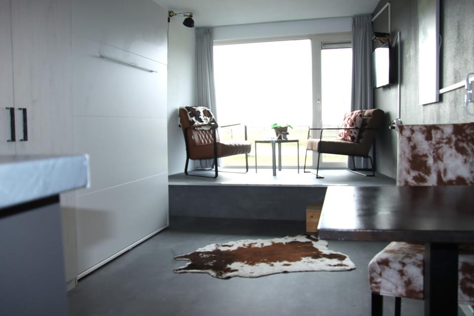 Bed, Seating area, Dining area