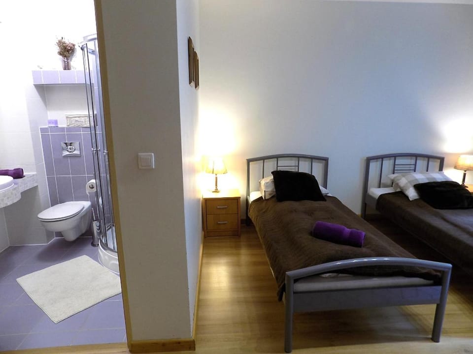 Bed, Bathroom, Photo of the whole room, Bedroom