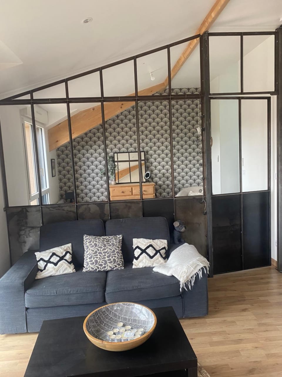 Loft avec terrasse pour 4 pers à 3km du circuit avec garage au calme Apartment in Le Mans