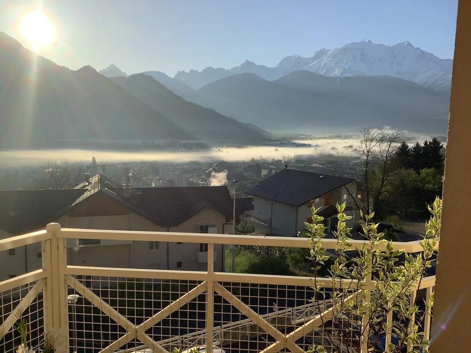 Appartement vu sur mont blanc Apartment in Haute-Savoie