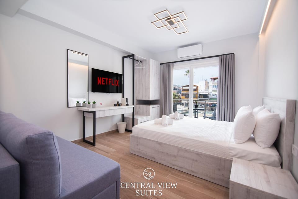 Photo of the whole room, City view