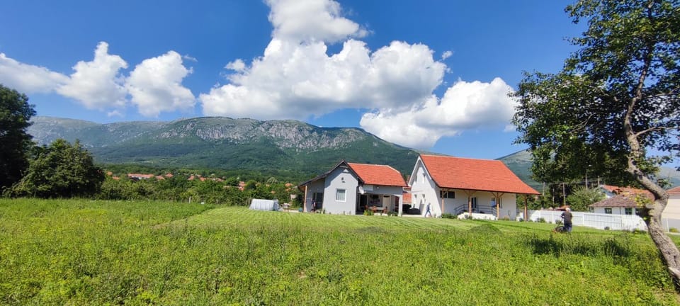 Property building, Spring, Natural landscape, Garden, Mountain view