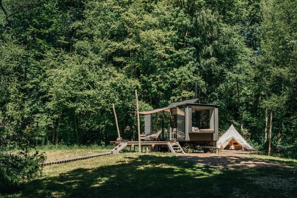 Maringotka Volavka by TwoFingers glamping Campground/ 
RV Resort in Lower Silesian Voivodeship