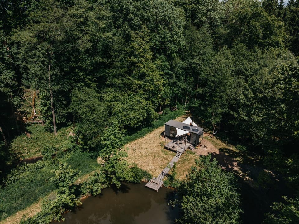 Maringotka Volavka by TwoFingers glamping Campground/ 
RV Resort in Lower Silesian Voivodeship