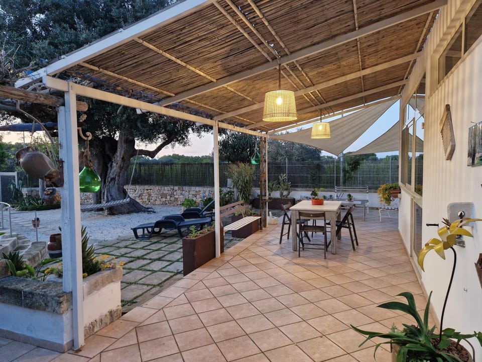 Property building, Patio