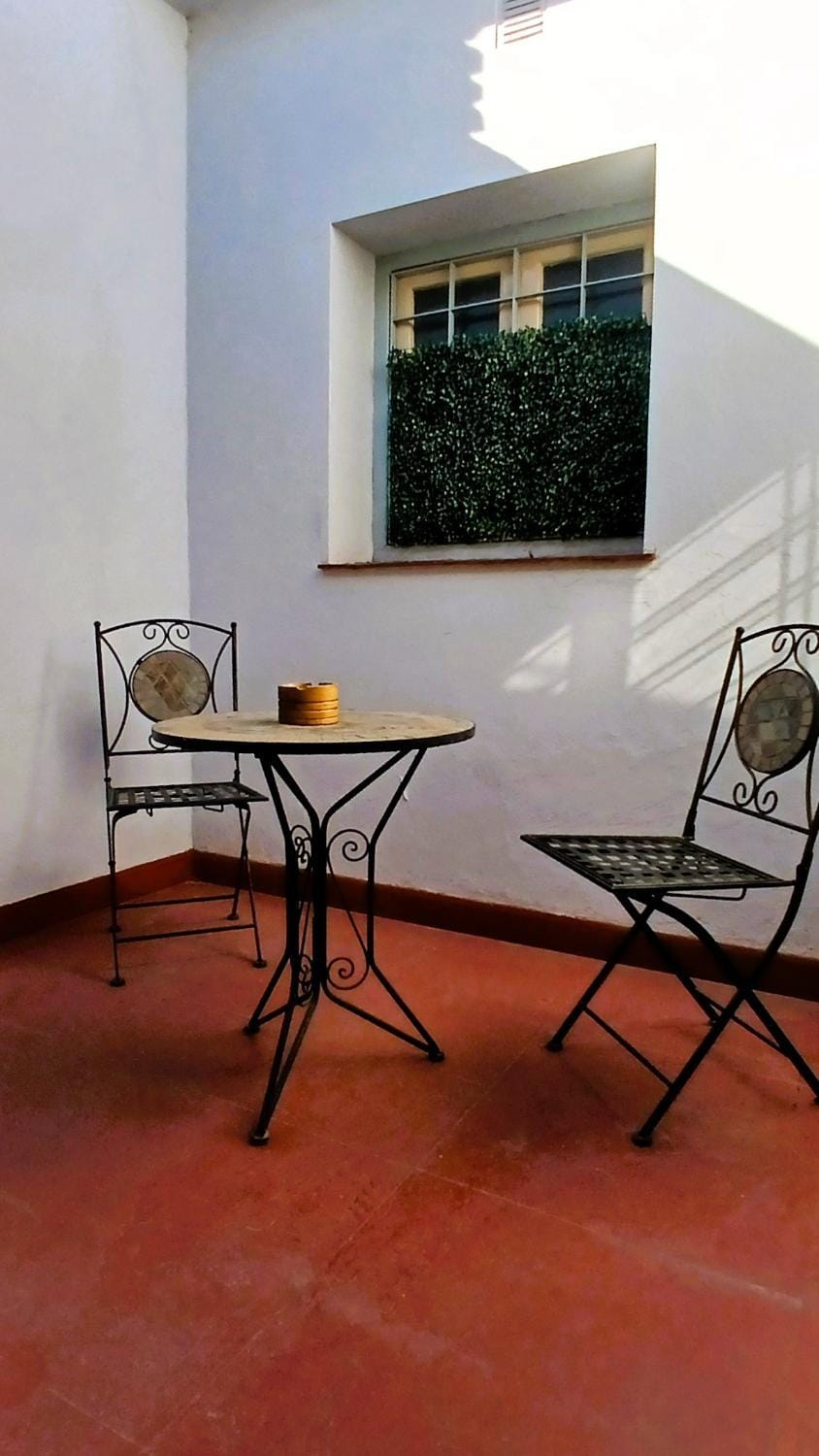 Patio, Area and facilities, Inner courtyard view