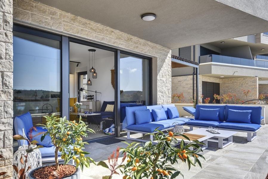 Property building, Patio, View (from property/room), Balcony/Terrace, Seating area