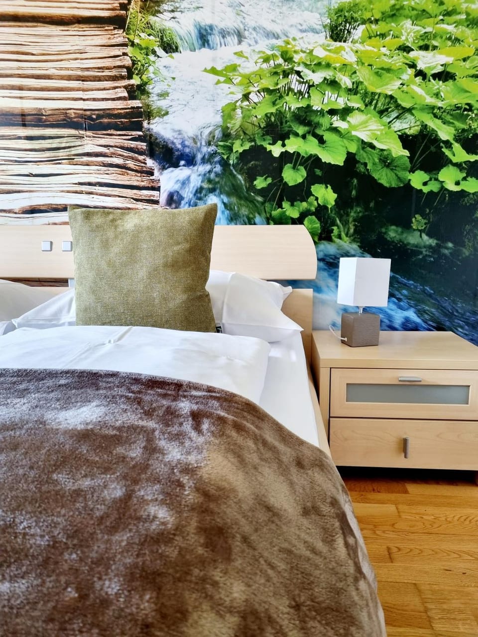 Bed, Decorative detail, Bedroom