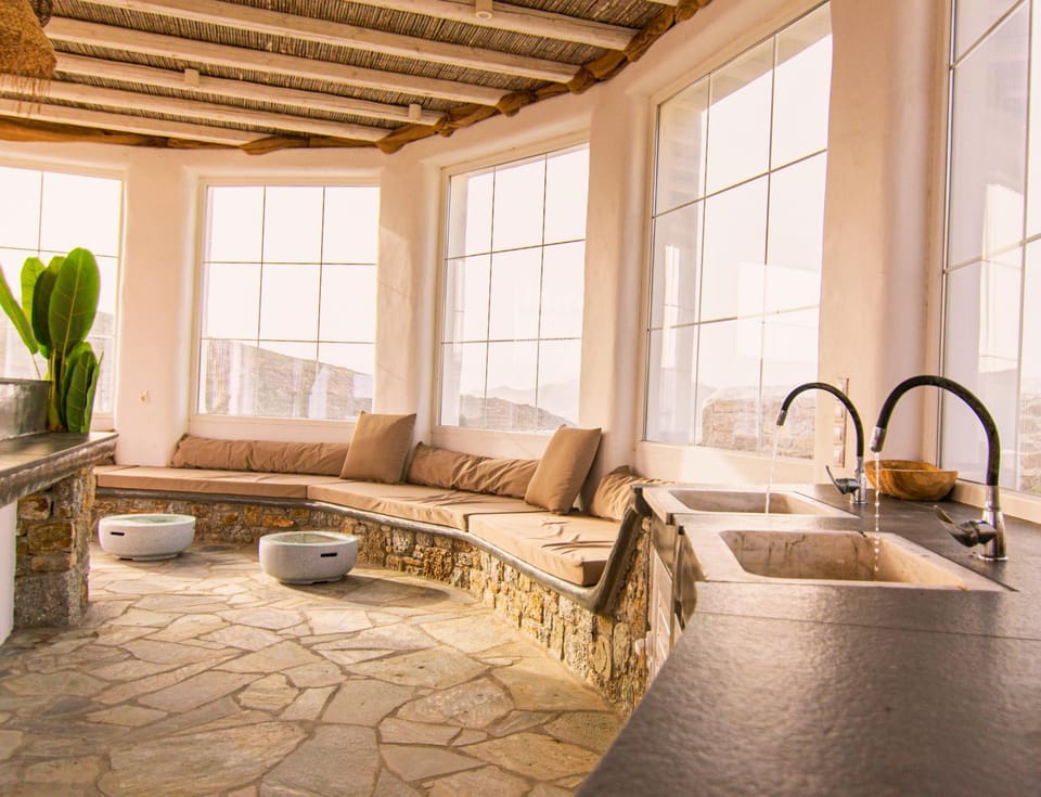 Living room, Seating area, Swimming pool
