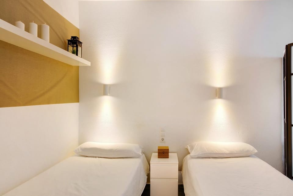 Property building, Living room, Bedroom
