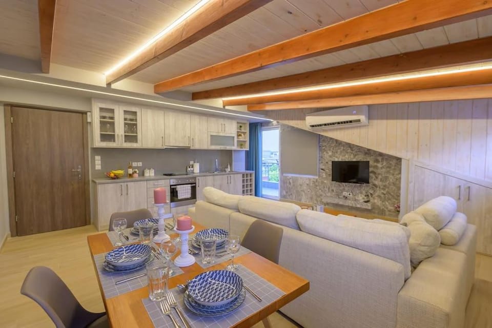 Contemporary Attic Apartment in Peloponnese, Western Greece and the Ionian