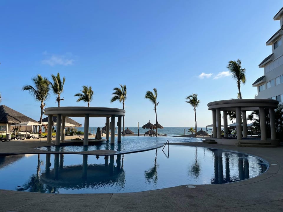 Pool view, Sea view, Swimming pool