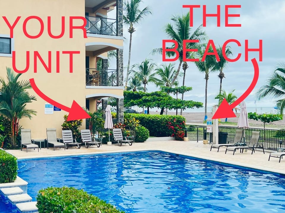 Beach, Pool view