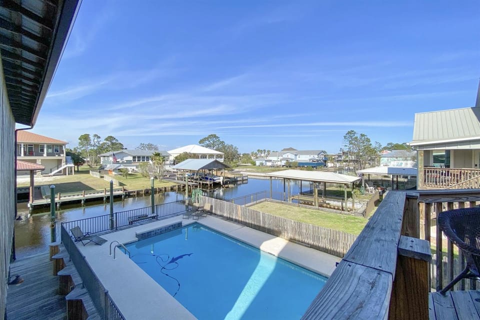 House on Cotton Bayou Pet Friendly Private Pool 2 Boat Slip House in Orange Beach