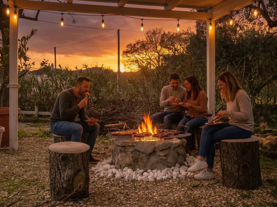 BBQ facilities, Garden