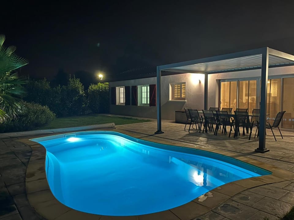 Night, Swimming pool