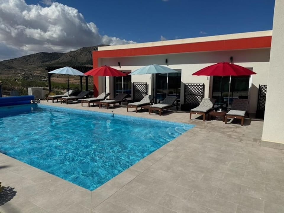 Pool view, Swimming pool, sunbed