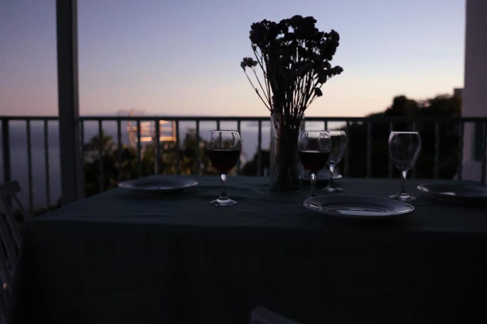 The balcony House in Sporades, Greece