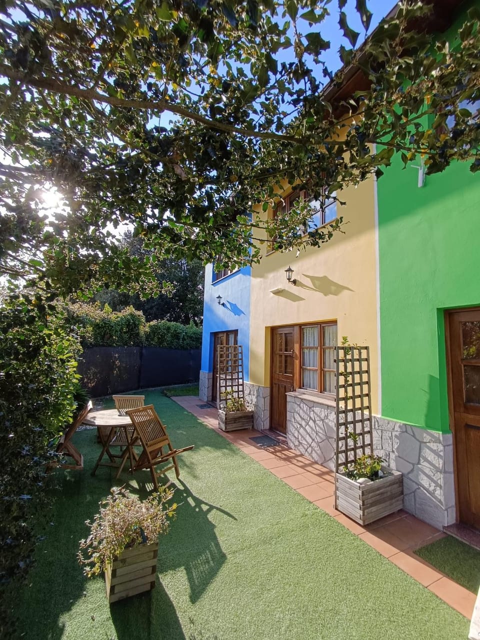 Property building, Spring, Day, Garden view