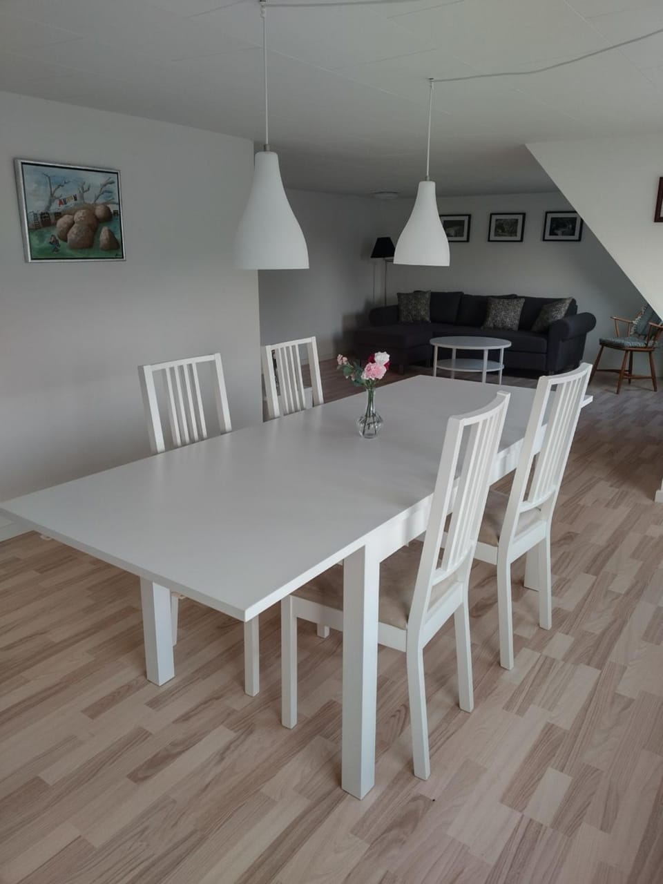 Living room, Seating area, Dining area