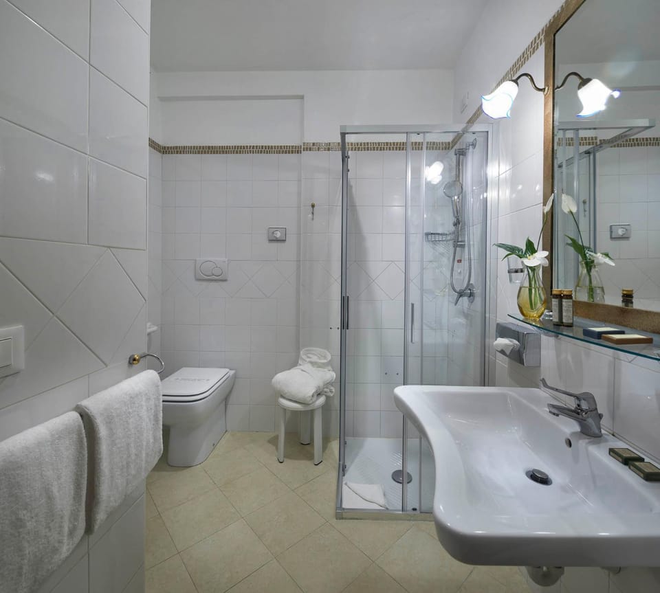 Shower, Toilet, Bathroom, bidet, towels