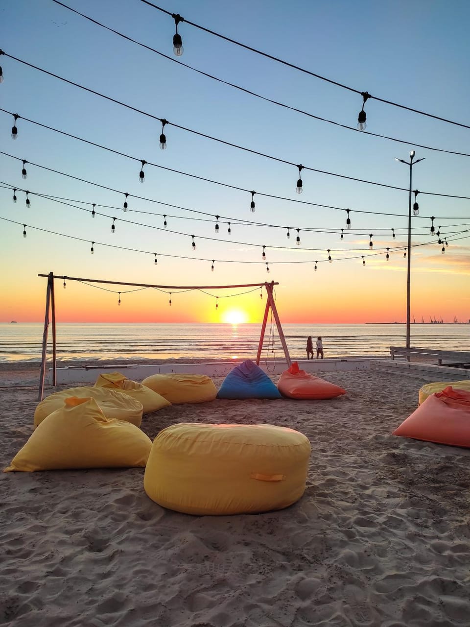 Neighbourhood, Winter, Beach, Sea view, Sunset