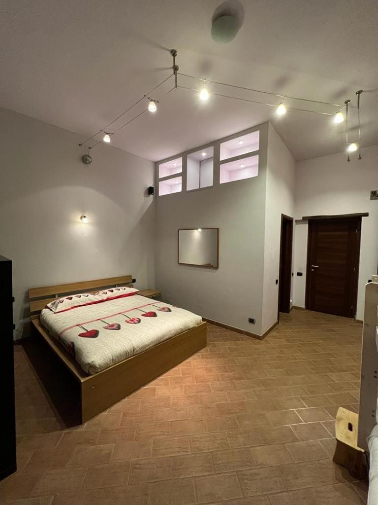 Bed, Photo of the whole room, Bedroom, wardrobe