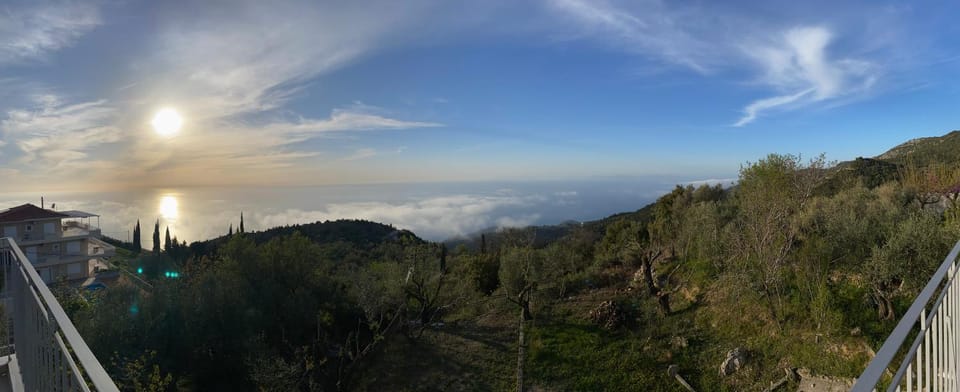 Natural landscape, Hiking, Mountain view, Sunset