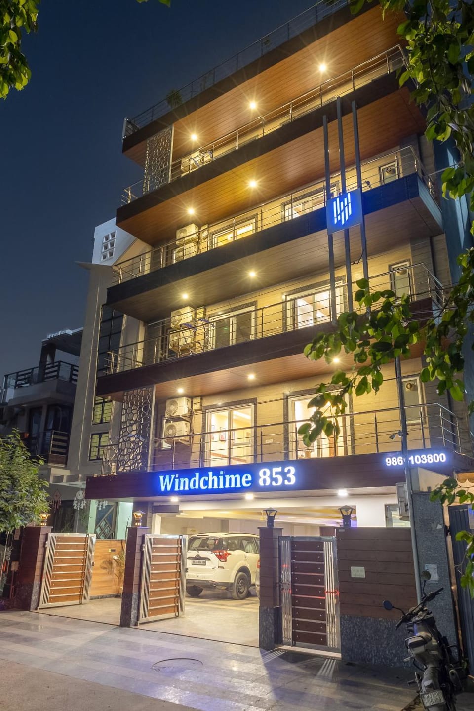 Property building, Night