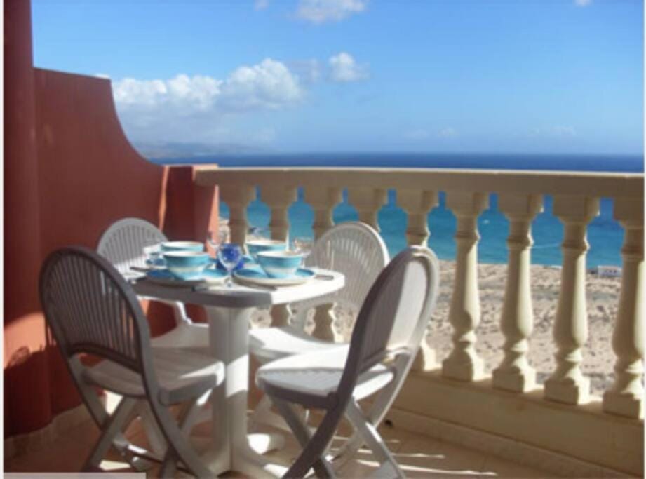 Day, Natural landscape, View (from property/room), Balcony/Terrace, Seating area, Sea view