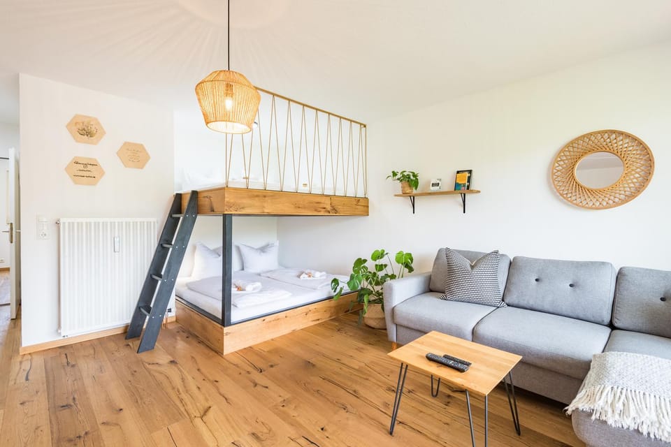 Bed, Living room, Bedroom