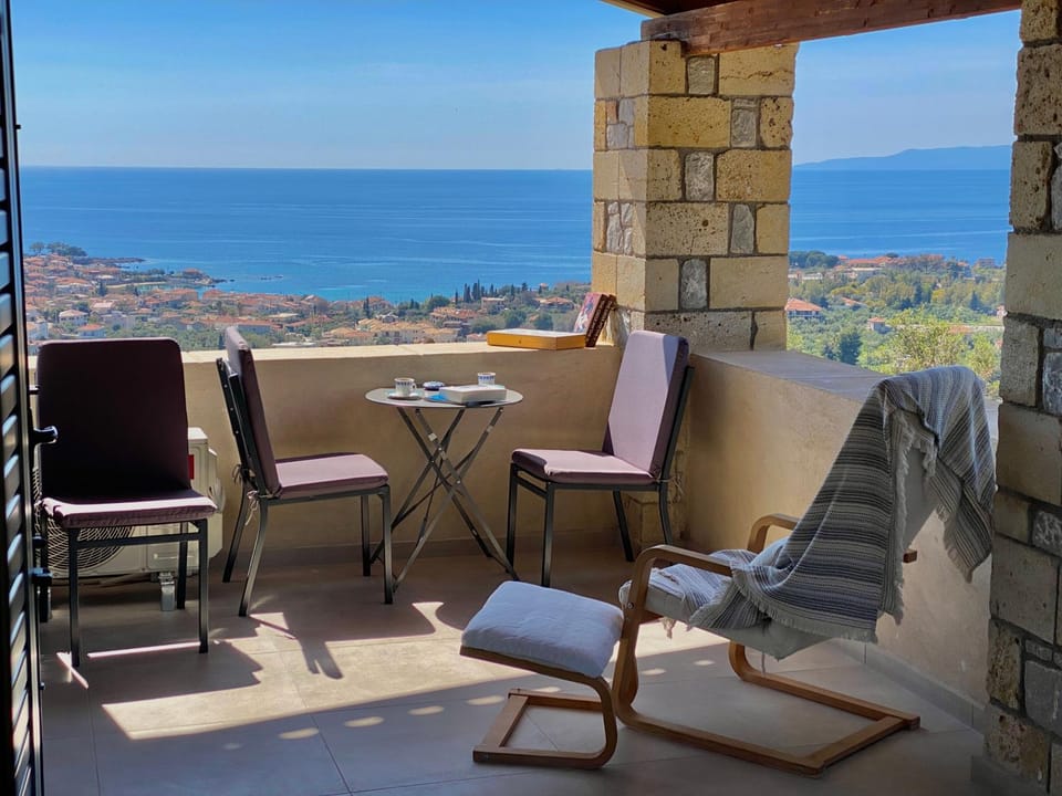 Natural landscape, View (from property/room), Balcony/Terrace, Sea view