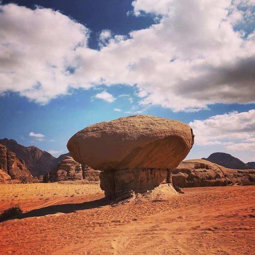 The sun of Wadi Rum Luxury tent in Africa