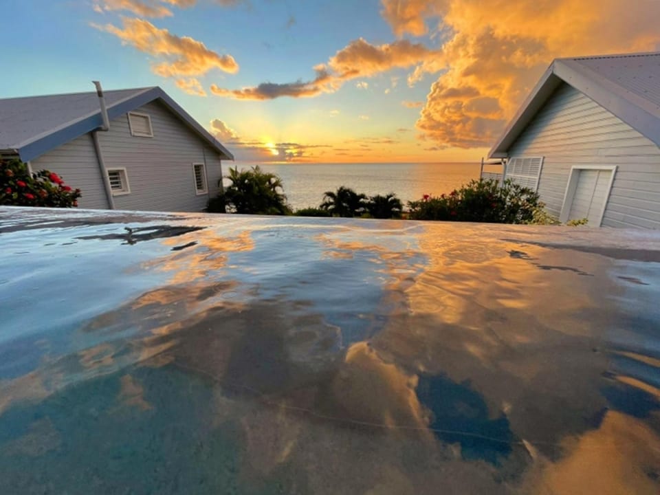View (from property/room), Pool view, Sea view, Swimming pool, Sunset
