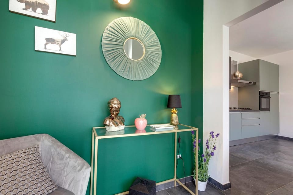 Living room, kitchen