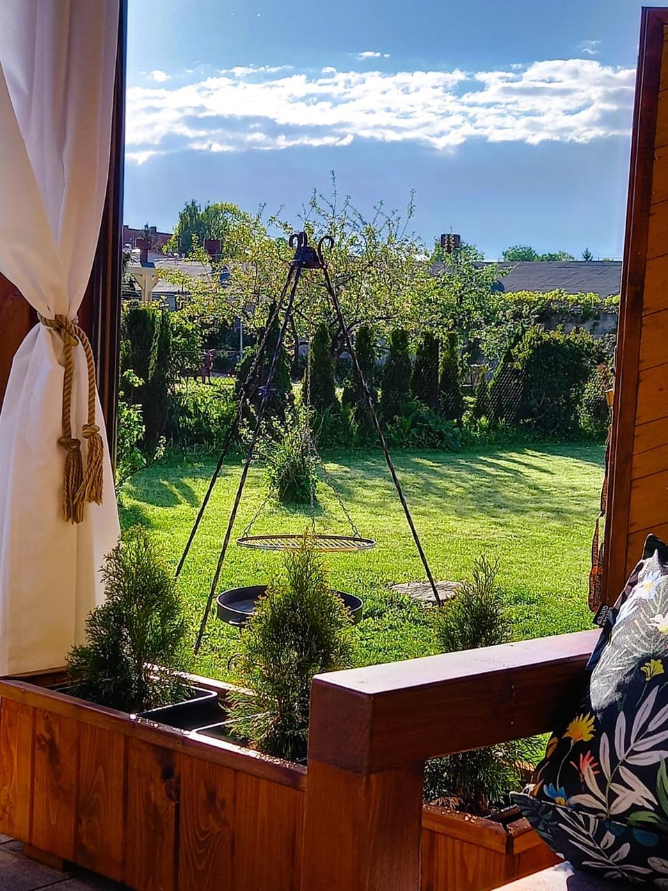 BBQ facilities, Garden, Balcony/Terrace, Seating area, Garden view