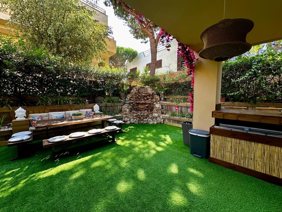 Patio, Spring, Day, Garden, Garden view