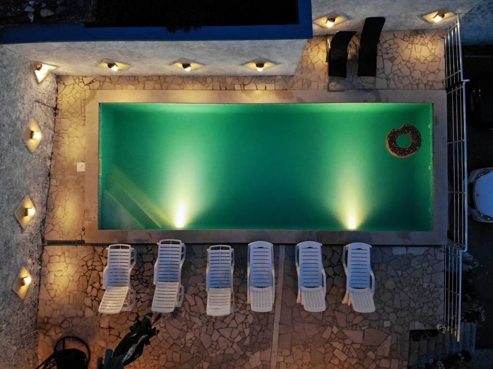 Night, Swimming pool