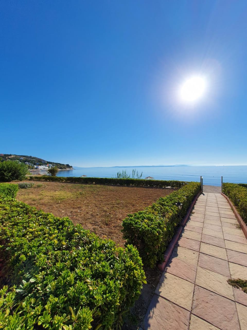 Garden, Sea view