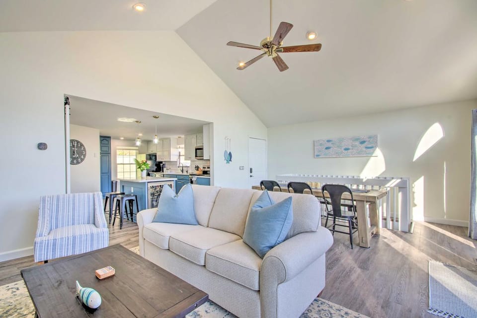 Boat Slip, Fire Pit: Lakefront Sunrise Beach Home! House in Lake of the Ozarks