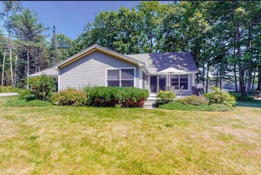 Property building, Spring, Day, Garden