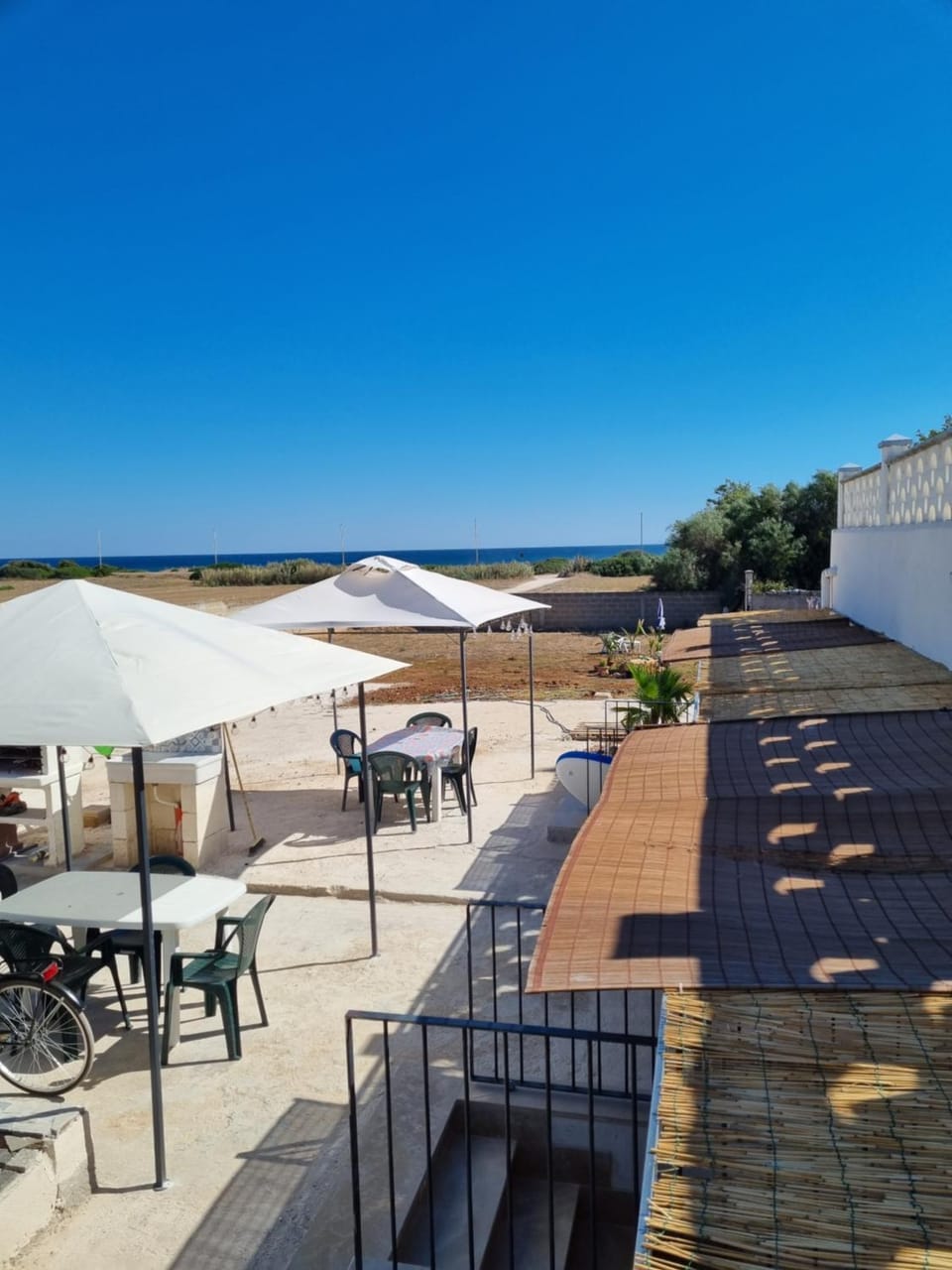 Patio, Day, Balcony/Terrace, Sea view
