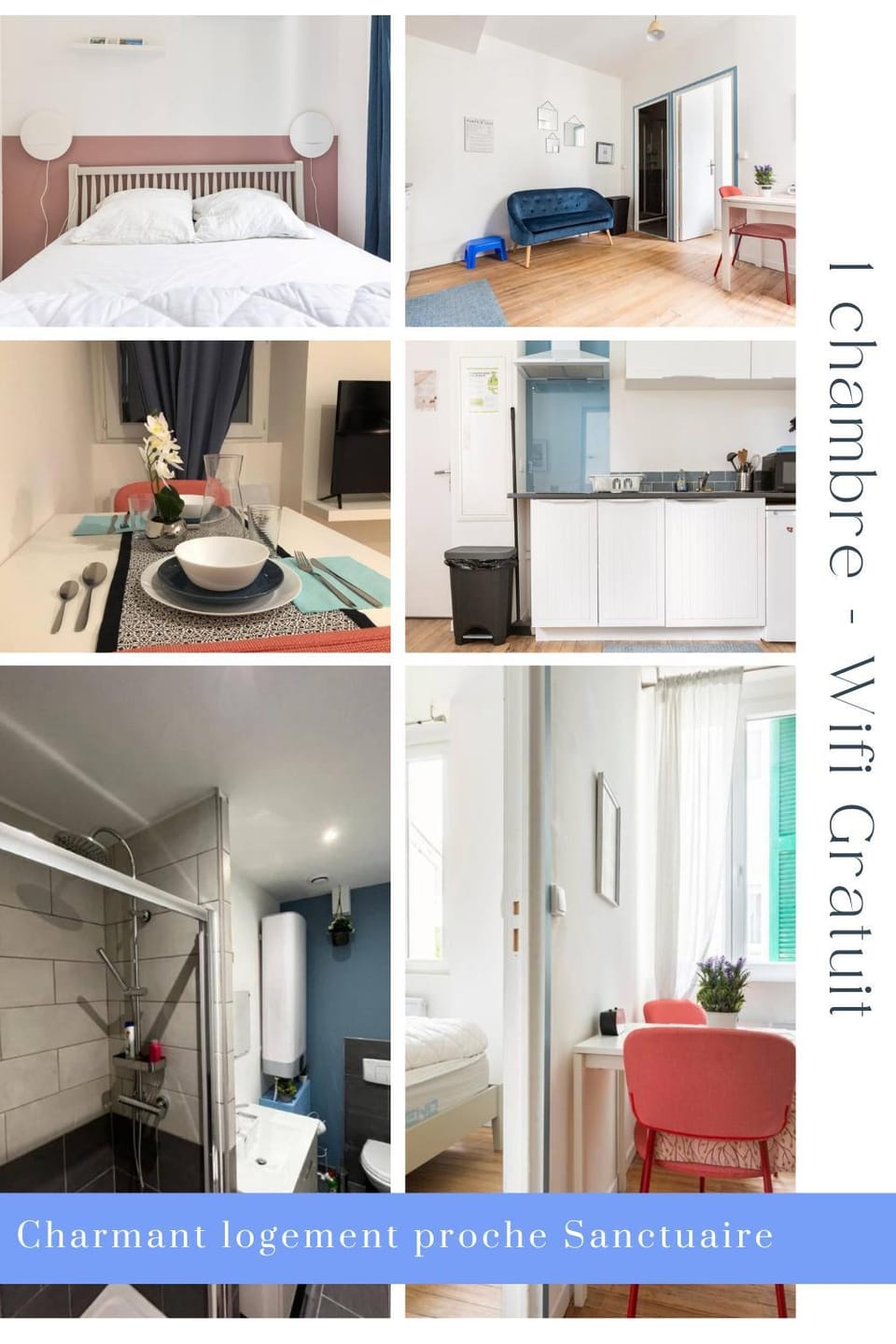 Living room, Bedroom, kitchen