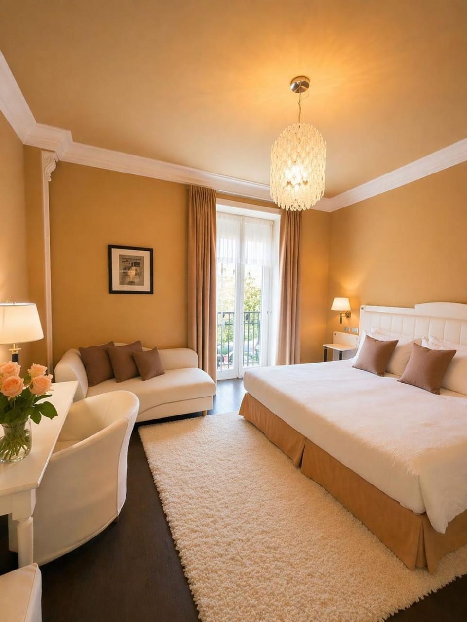 Photo of the whole room, Bedroom