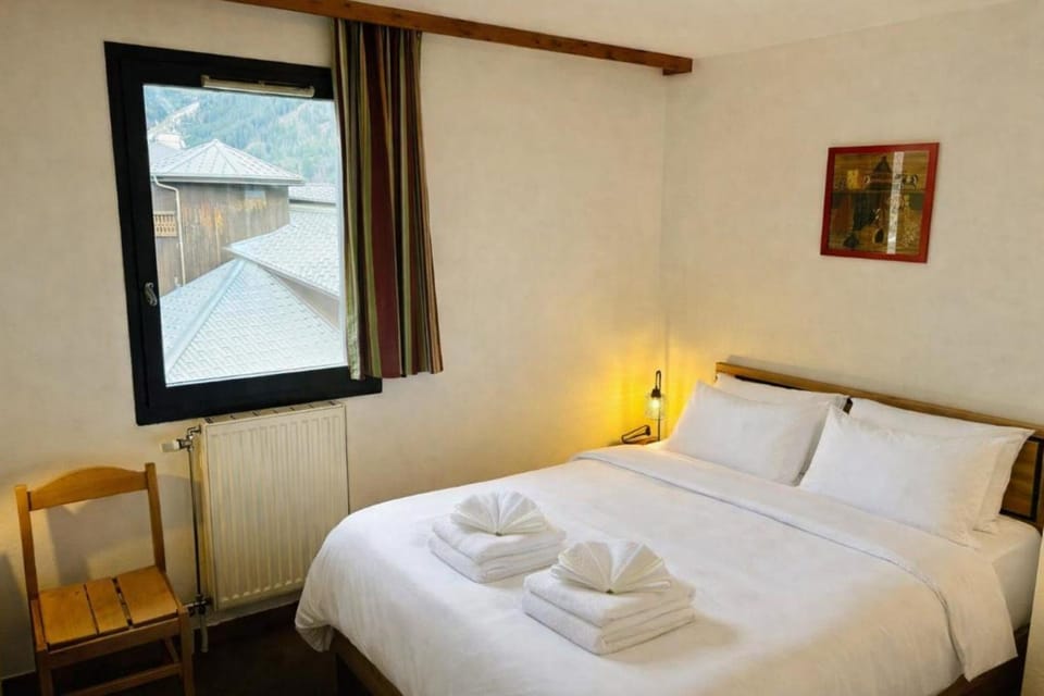 Nice flat with balcony view Mont Blanc Parking Apartment in Chamonix