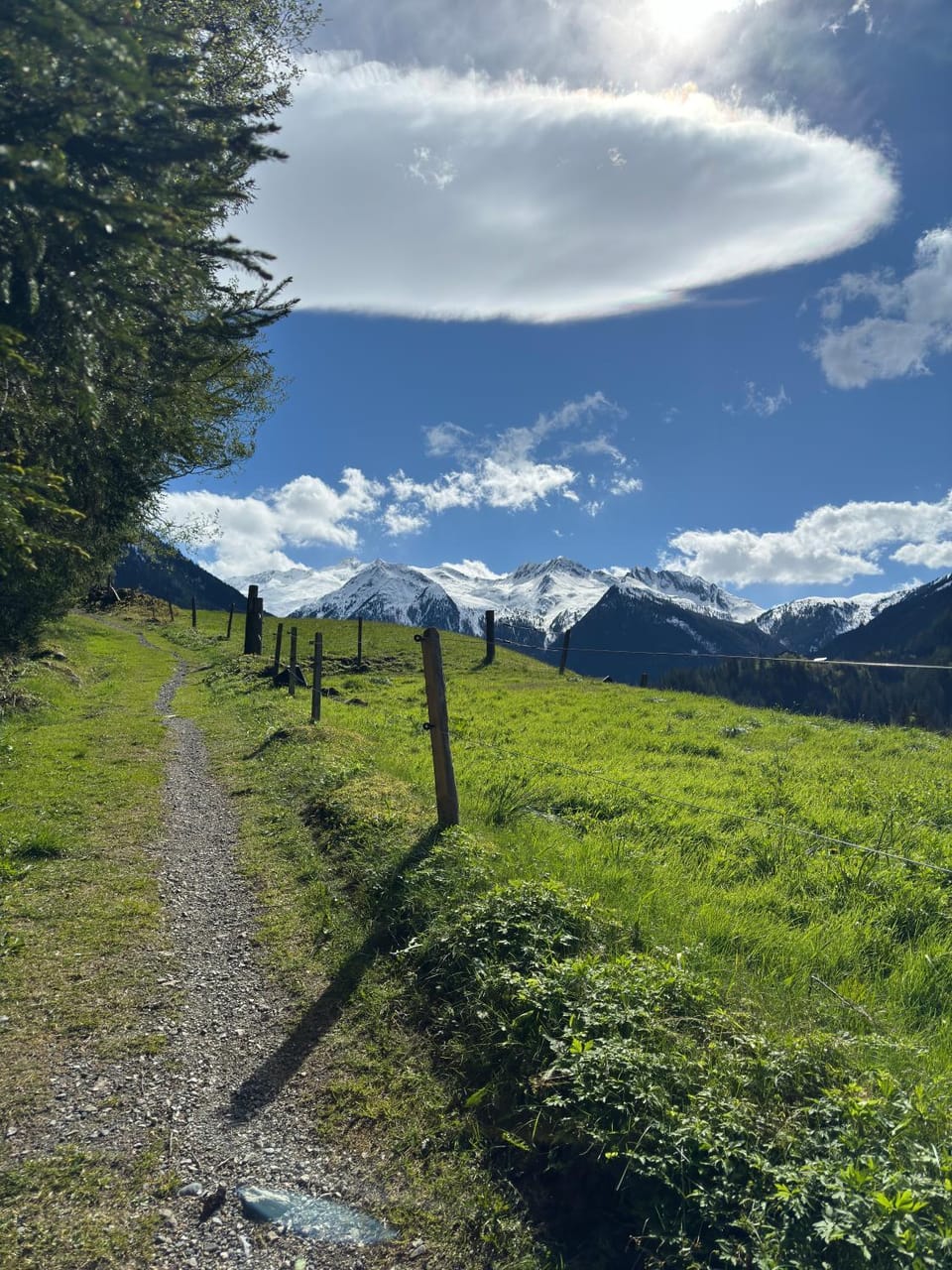 Natural landscape, Hiking, Mountain view